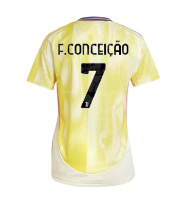 Juventus Francisco Conceicao #7 Replika Udebanetrøje Dame 2024-25 Kortærmet